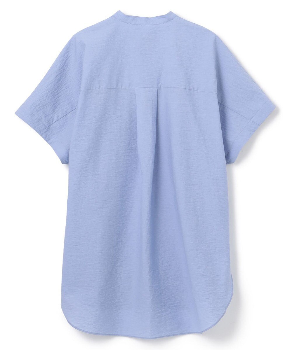 UNFILO L ワッシャーブロード ブザムロングシャツ 