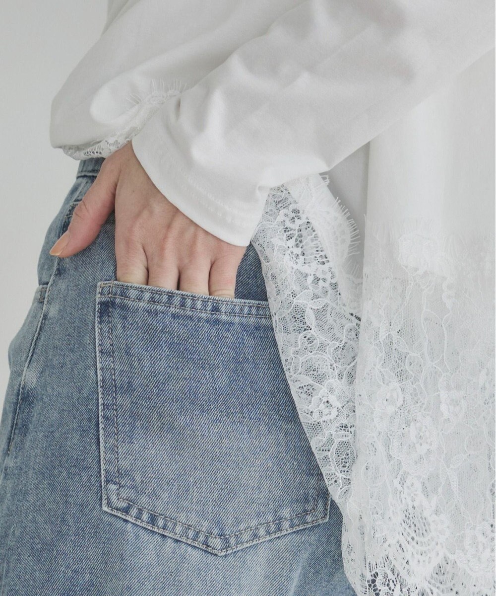 WEGO 【ANGIE VINTAGE】バレルレッグデニムパンツ 