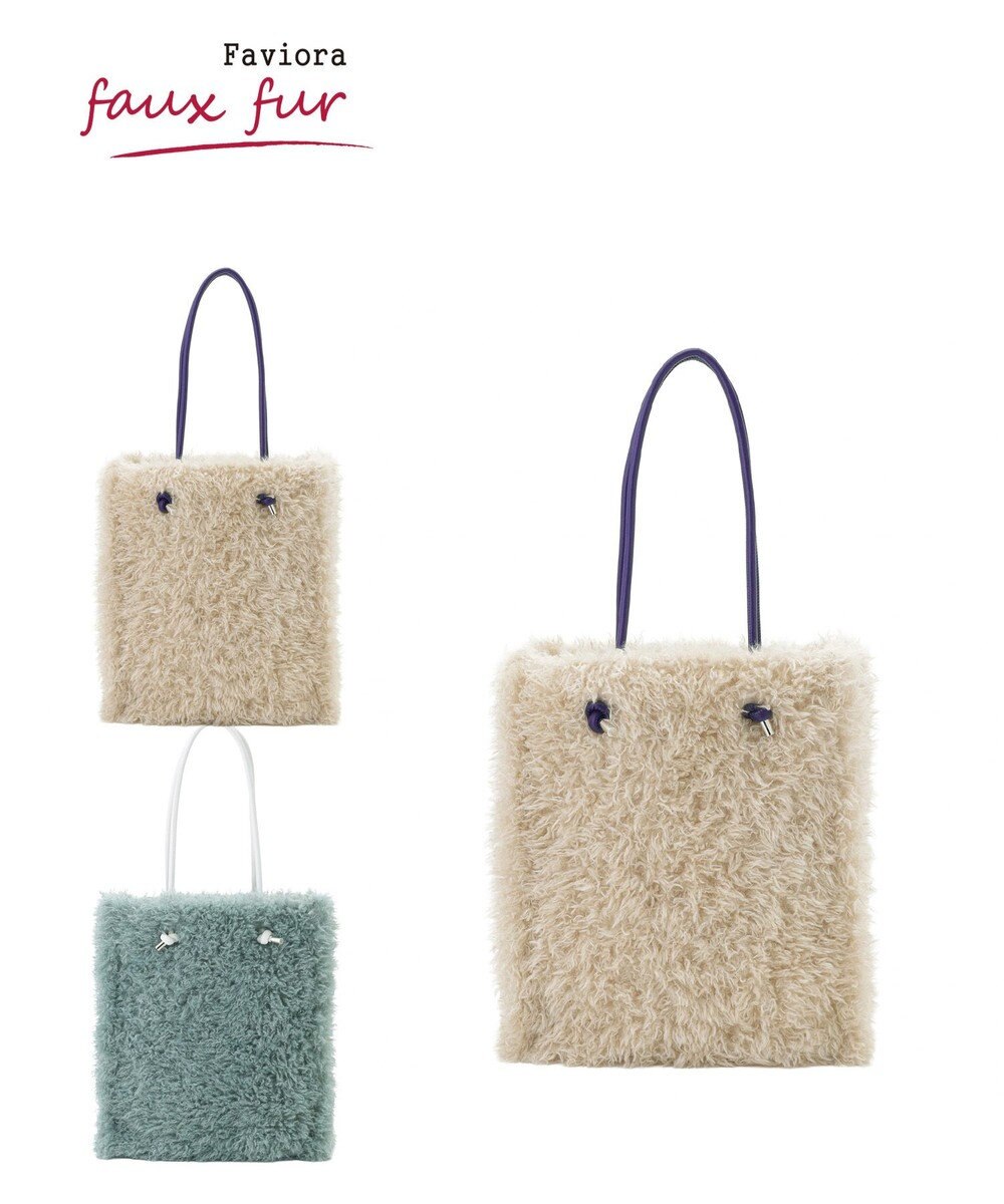 MOONBAT 【ファーバッグ 】トイプードル トートバッグ  フェイクファー 