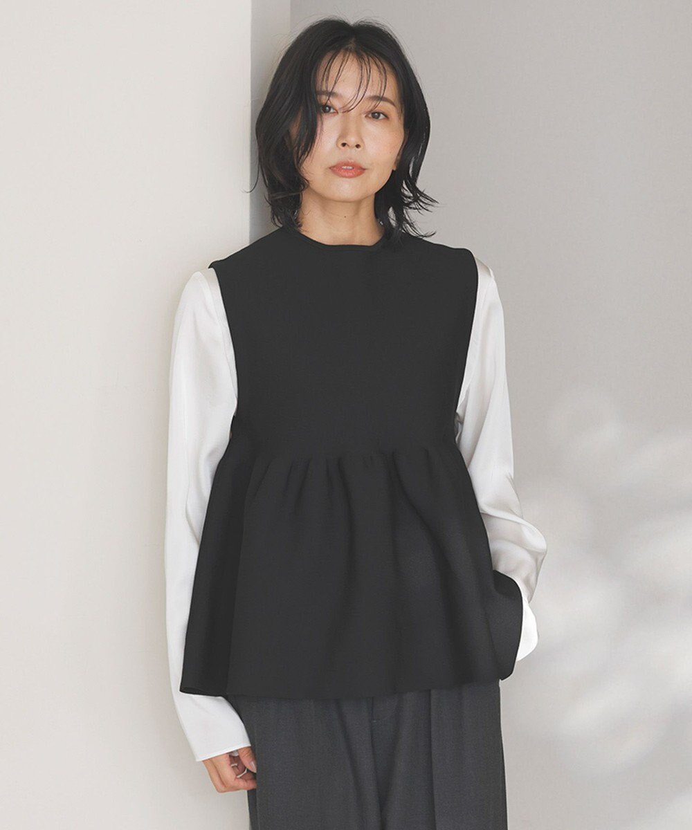 UNFILO 【VERY×UNFILOコラボ】2WAY ペプラムジレ 