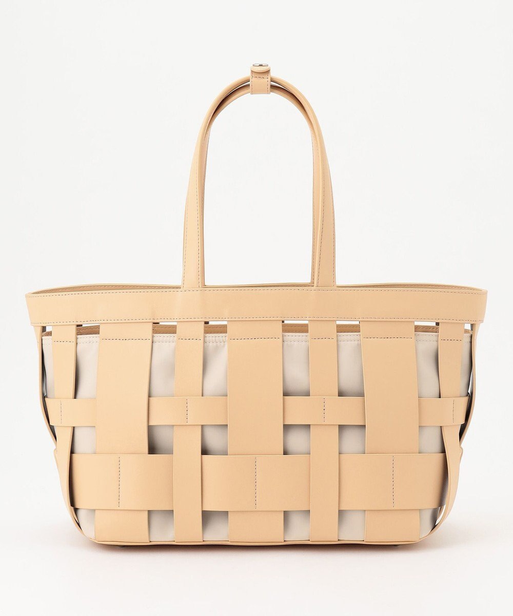 Y'SACCS 【リサイクルレザー】メッシュかごバッグ　large 