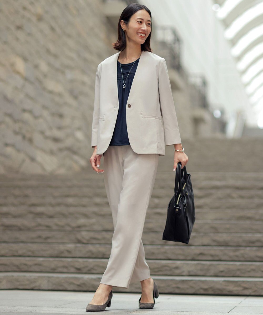 J.PRESS LADIES サークルパール ワントップ ネックレス 