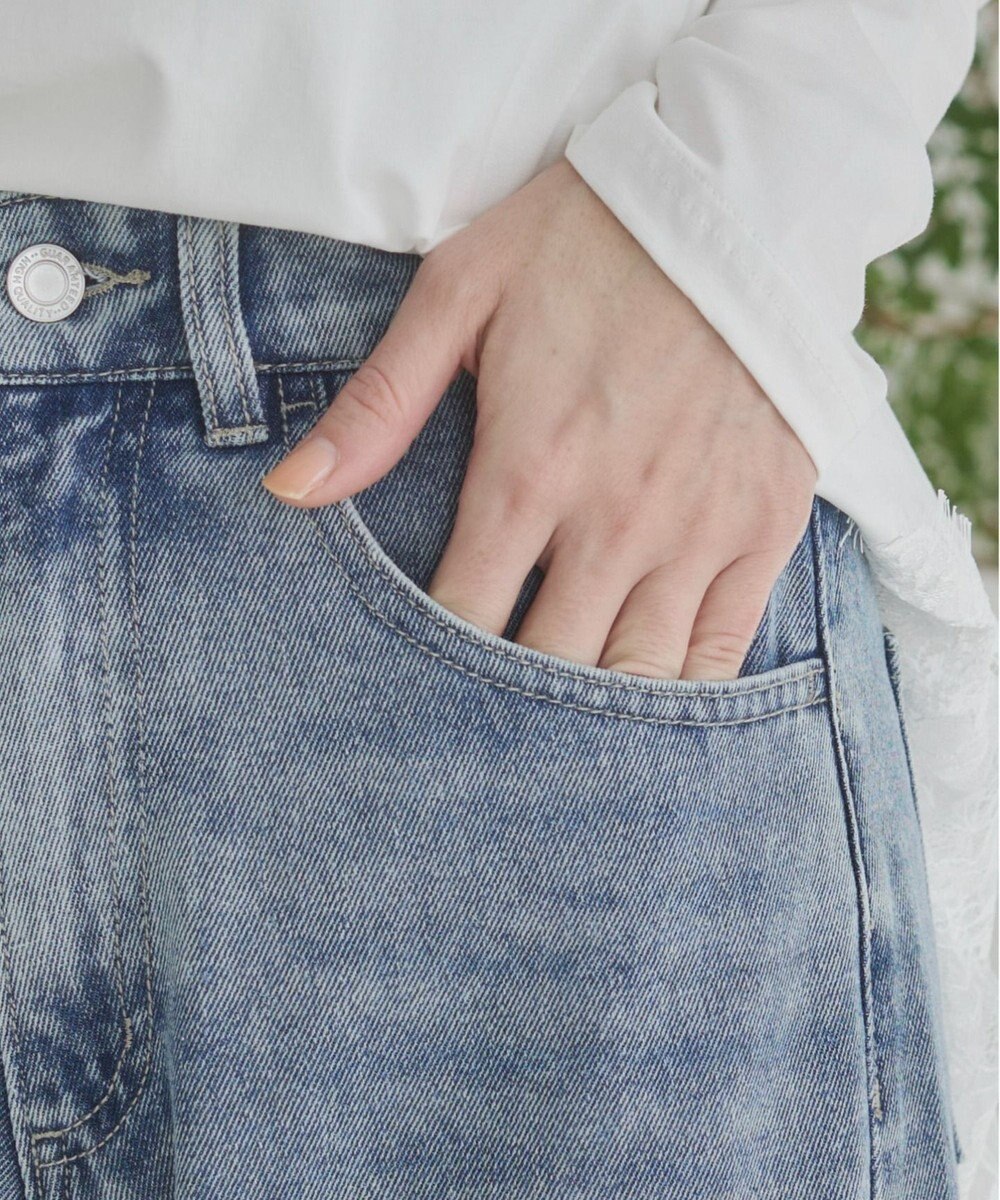 WEGO 【ANGIE VINTAGE】バレルレッグデニムパンツ 