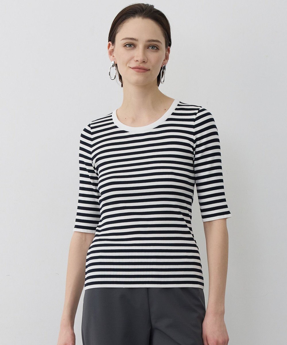 ICB 4×2リブ プルオーバーカットソー 