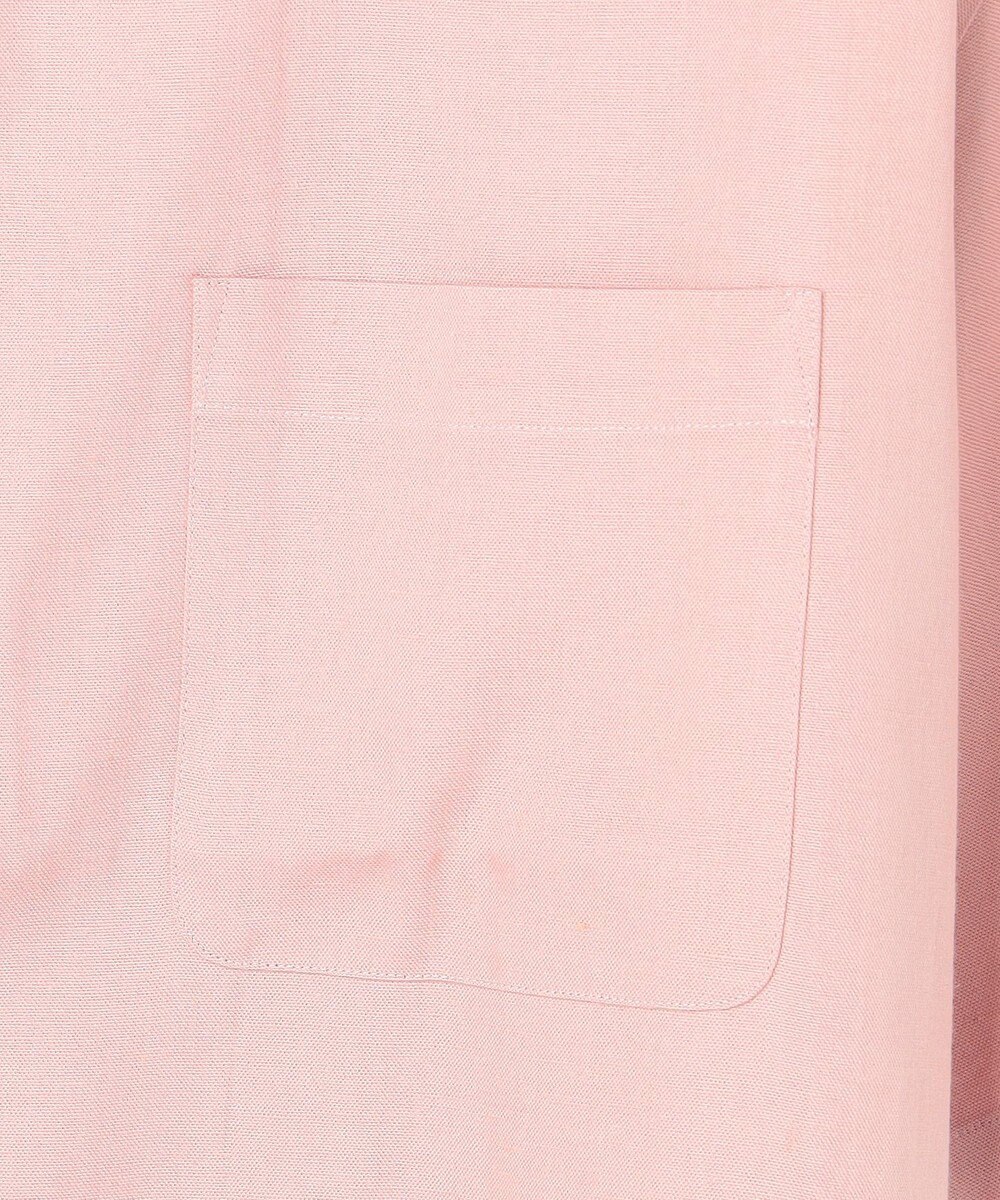 J.PRESS MEN 【J.PRESS ORIGINALS】Rayon Linen Oxford Open Half Sleeve Shirt / Baggy-Fit 