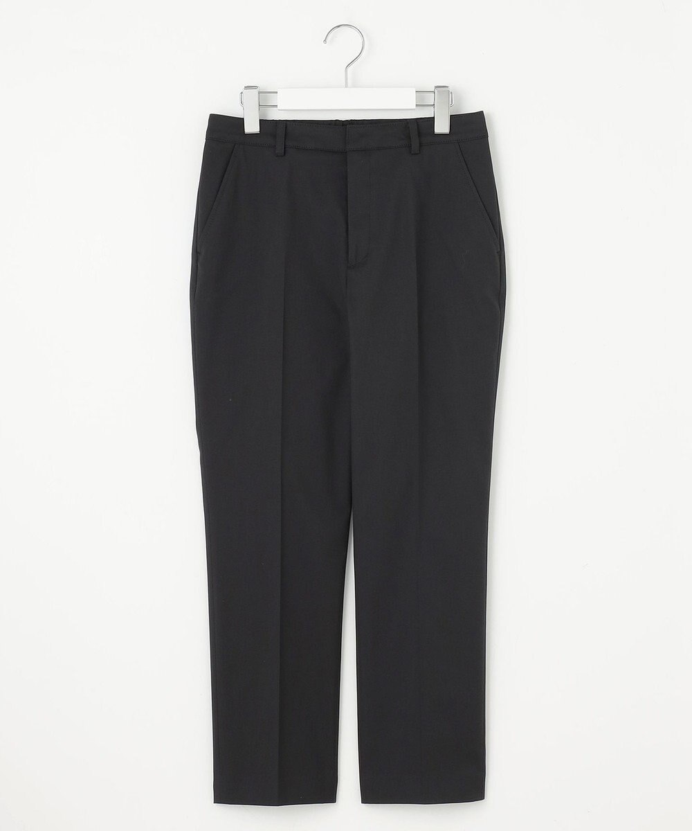 J.PRESS LADIES L 【セットアップ対応・洗える・撥水・防汚】コットンFITTYシャーク テーパード パンツ 