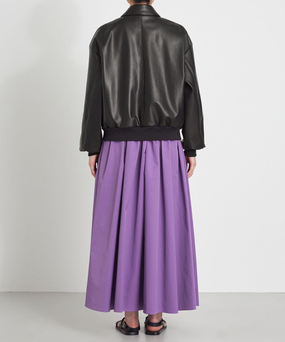 NAVE 【Nave】フェイクラムスキン ブルゾン 