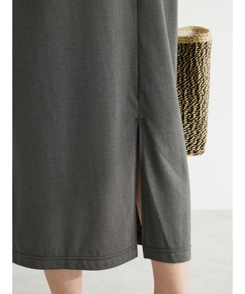 Green Parks 接触冷感　袖切替えカットワンピース 