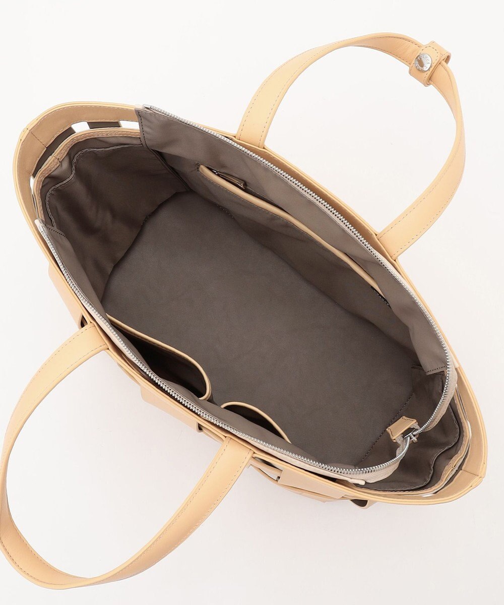 Y'SACCS 【リサイクルレザー】メッシュかごバッグ　large 