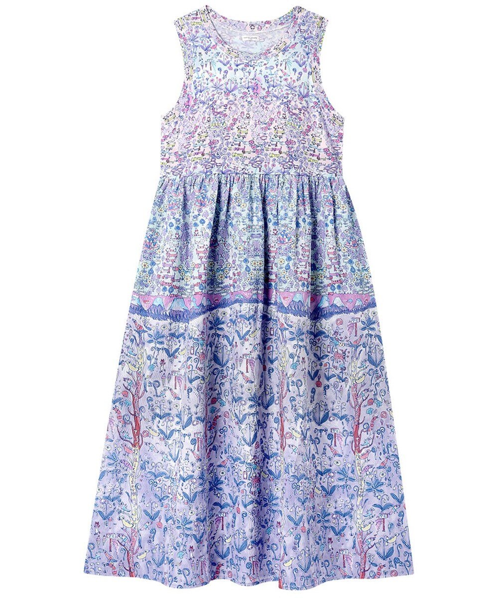 tsumori chisato SLEEP ツモリチサト ワンピース 綿100%(スカート） パッド入り ノースリーブ ロング丈 レディース UNT114 /ワコール 