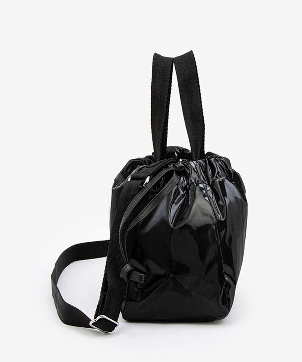 LeSportsac E/W CITY DRAWSTRING BAG??? /アップタウンブラックシャイン/ブラック 
