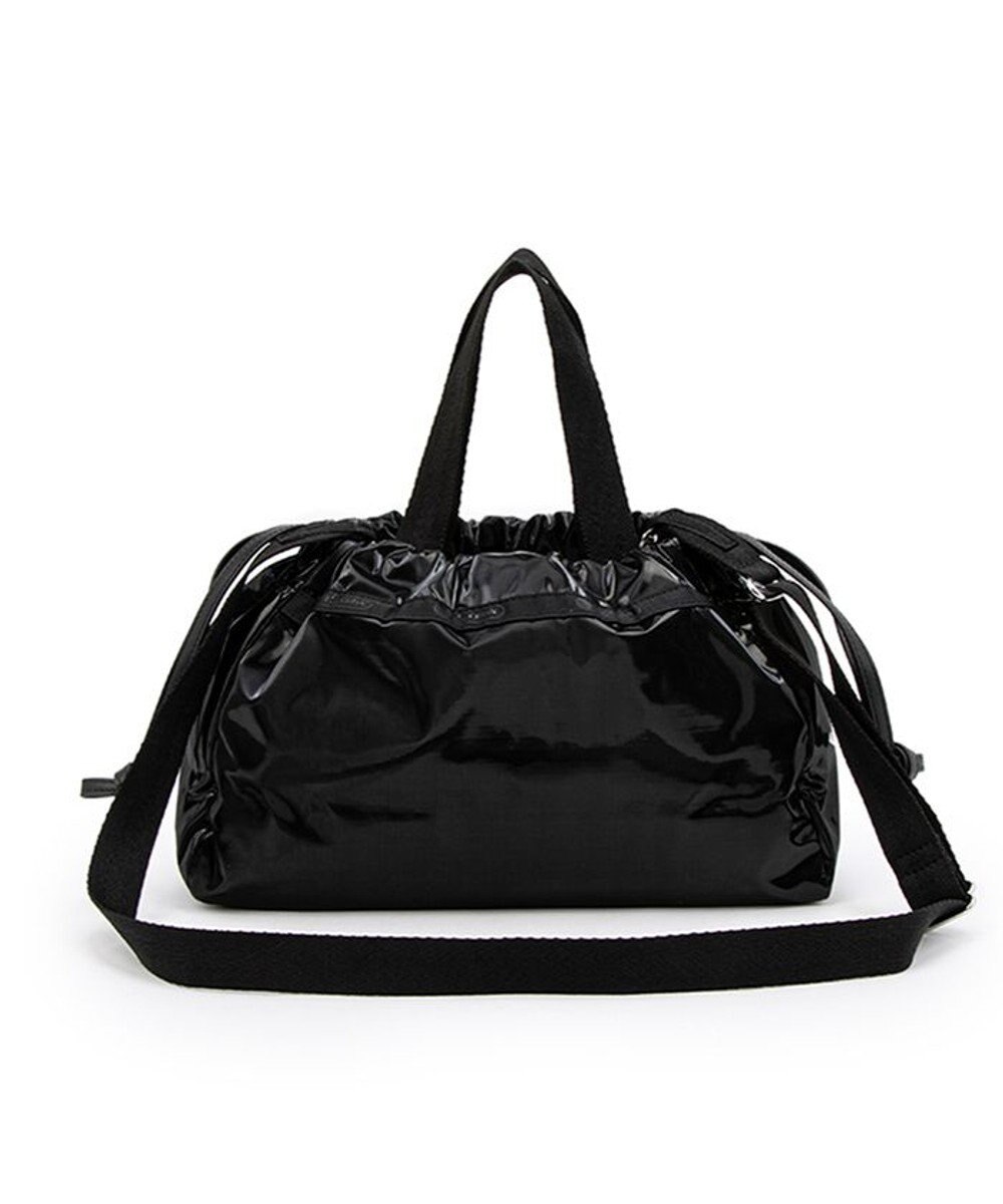 LeSportsac E/W CITY DRAWSTRING BAG??? /アップタウンブラックシャイン/ブラック 