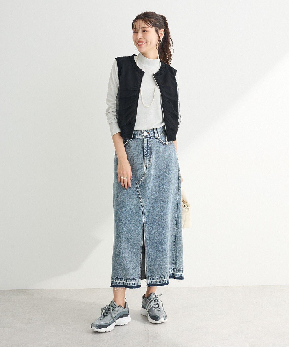 Green Parks チュールドッキングニットｚｉｐベスト 