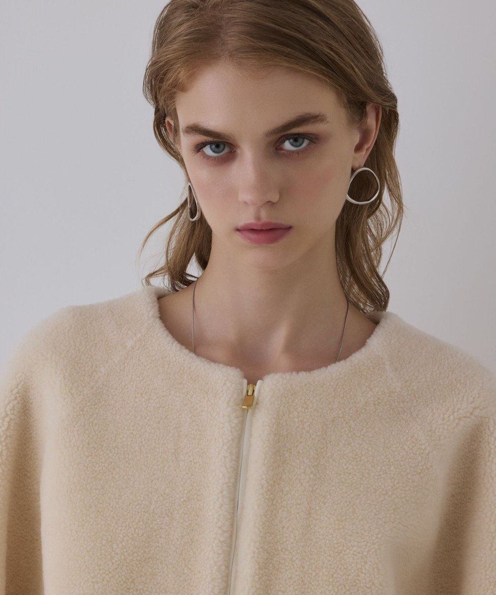 GRACE CONTINENTAL ウールボアジャケット 