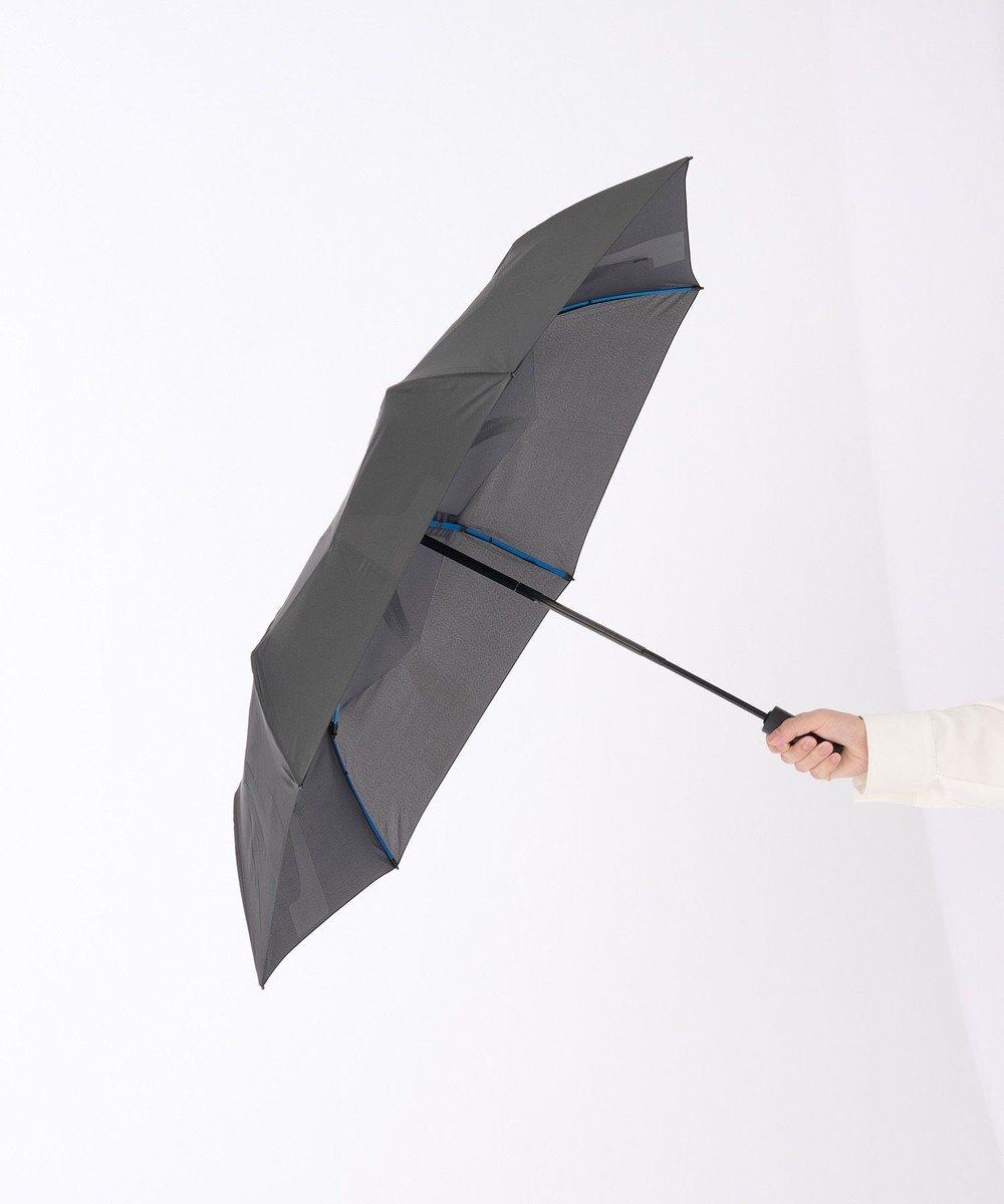 MOONBAT 【3秒でたためる傘/耐風/自動開閉】urawaza 無双(ウラワザ ムソウ)  折りたたみ傘 無地  58cm 