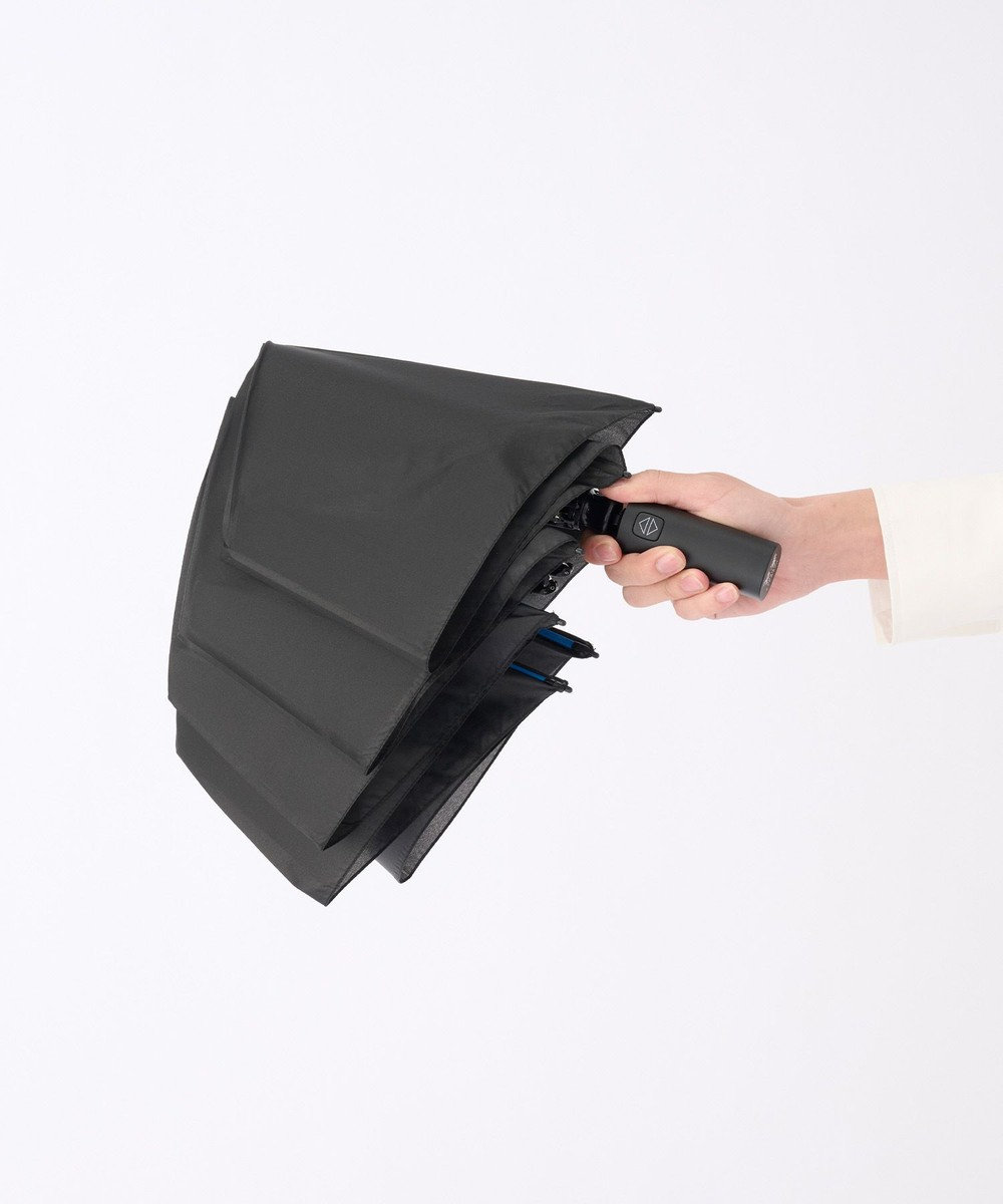 MOONBAT 【3秒でたためる傘/耐風/自動開閉】urawaza 無双(ウラワザ ムソウ)  折りたたみ傘 無地  58cm 