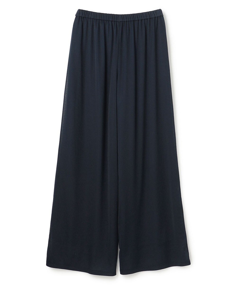 uncrave トリコットシフォン ギャザーパンツ 