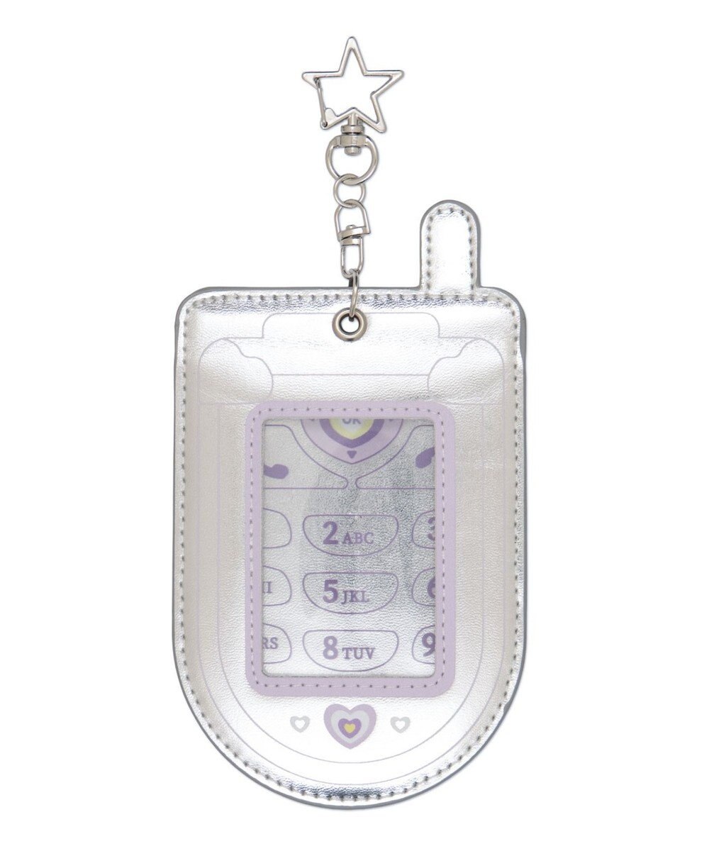 WEGO 【痛バ＆推し活グッズ】シャイニーガラケーカードホルダーキーホルダー 