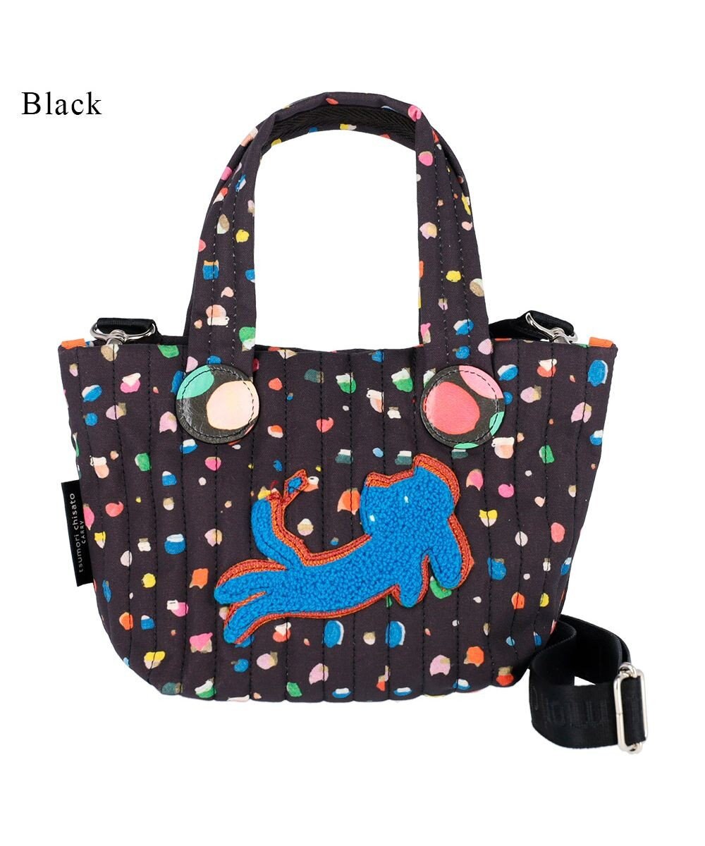 tsumori chisato CARRY きらネコてんてん ハンドバッグ 2way ショルダーバッグ 