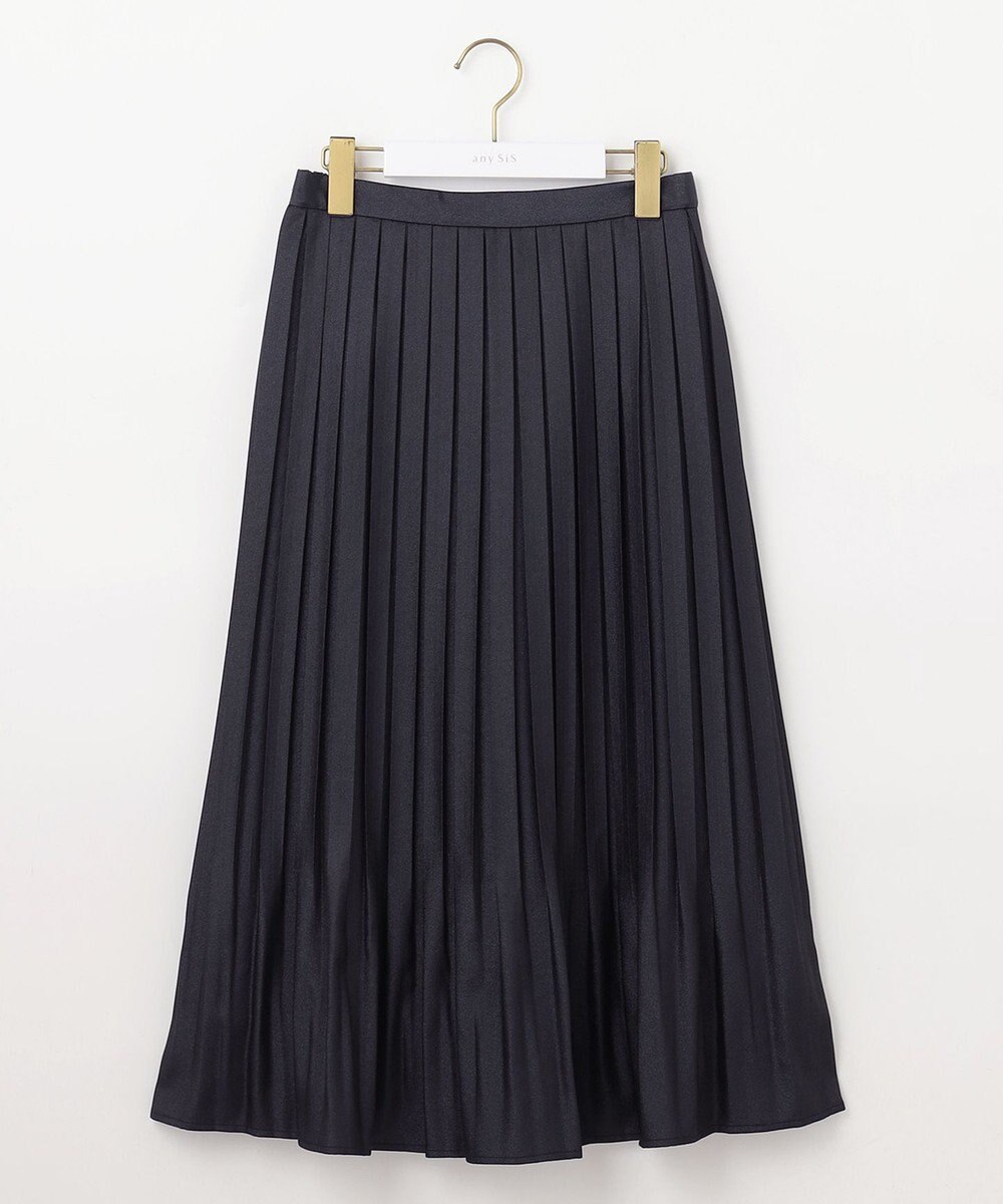 洗える】ブライトサテンプリーツ スカート / any SiS S | ファッション