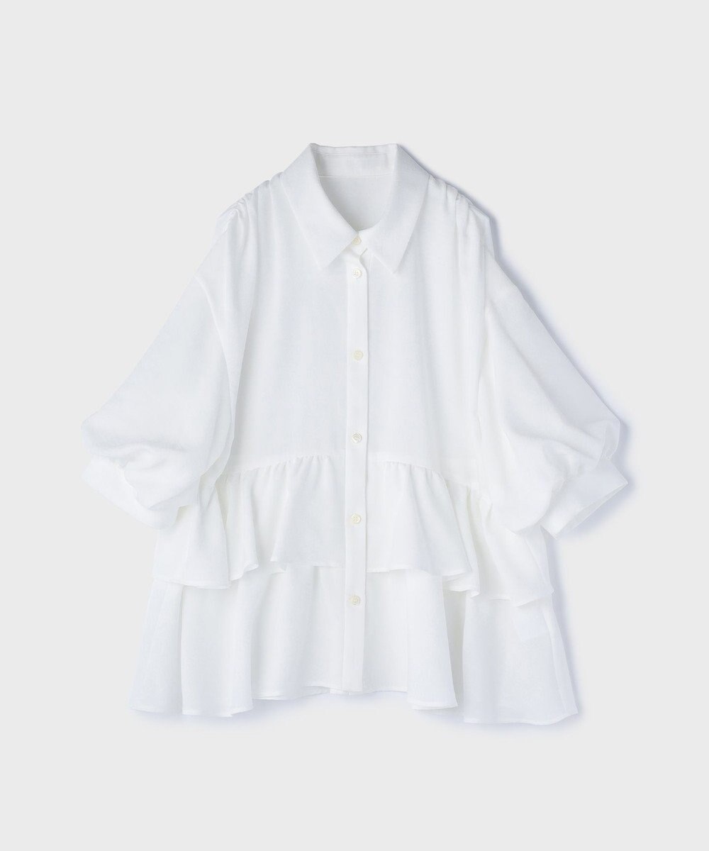 GRACE CONTINENTAL ティアードシャツチュニック 