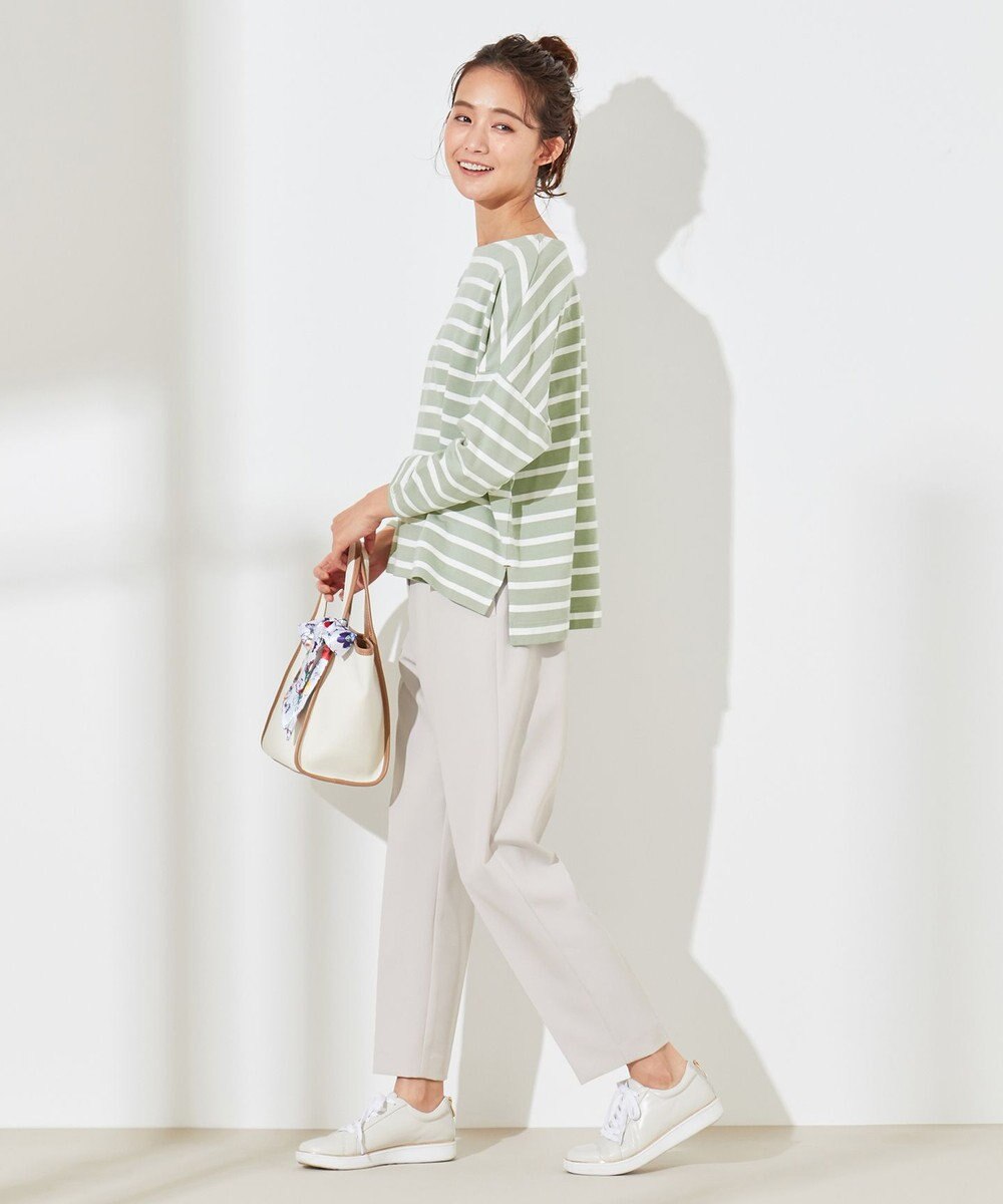 ANY SIS ハイウエストテーパード パンツ 