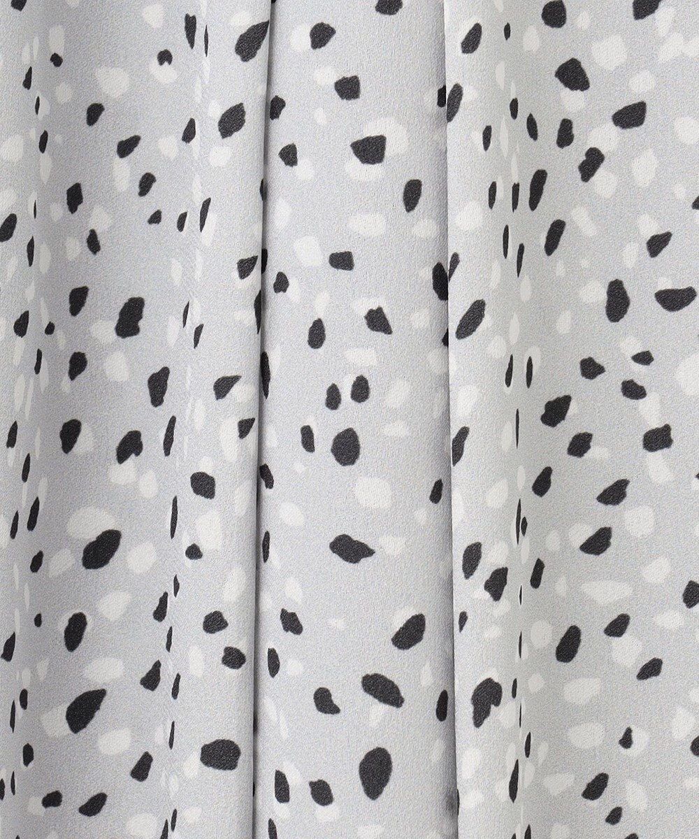 自由区 【XSサイズ～/洗える】フローイングドットプリント スカート 