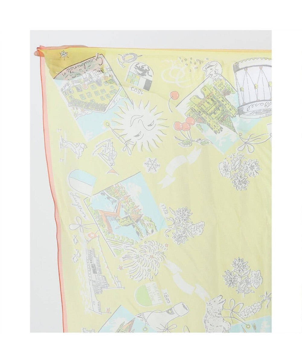 UNBILLION カシュネ cache nez / 横浜アーカイブシフォンスカーフ「スイス」 