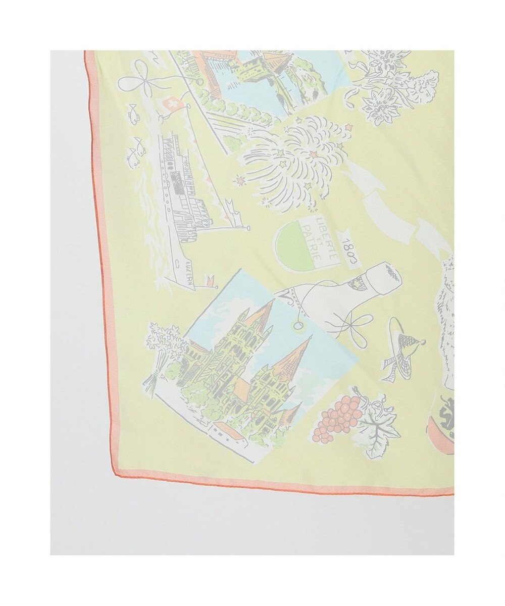 UNBILLION カシュネ cache nez / 横浜アーカイブシフォンスカーフ「スイス」 