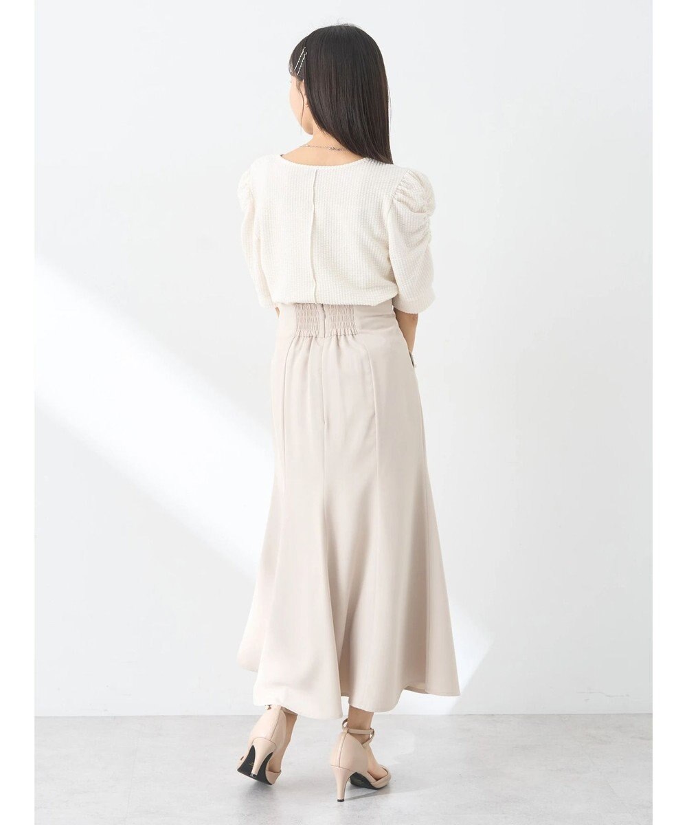 earth music&ecology パール付きマーメイドスカート 