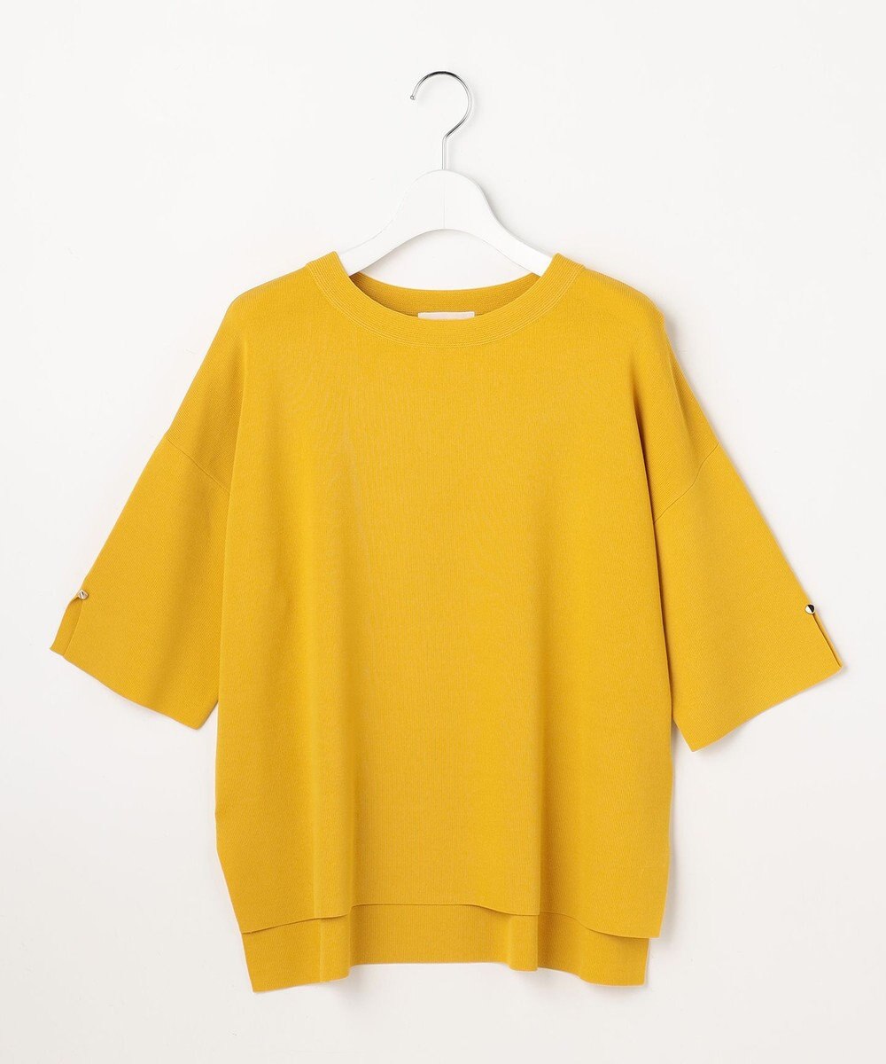 ANY SIS 【アイスタッチ】ボートネックニット プルオーバー 