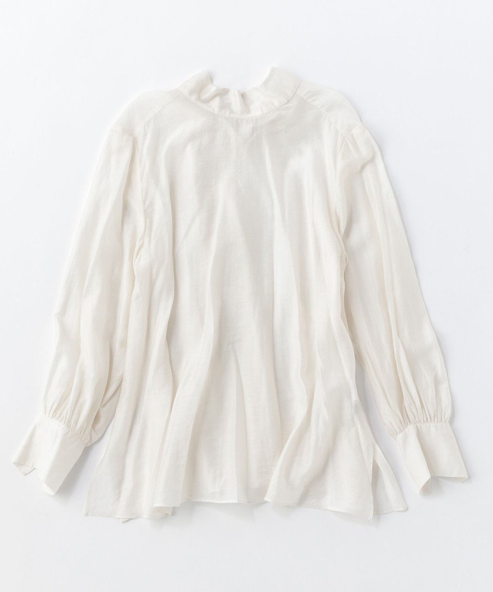 UNFILO イージーケア ボウタイ ブラウス 