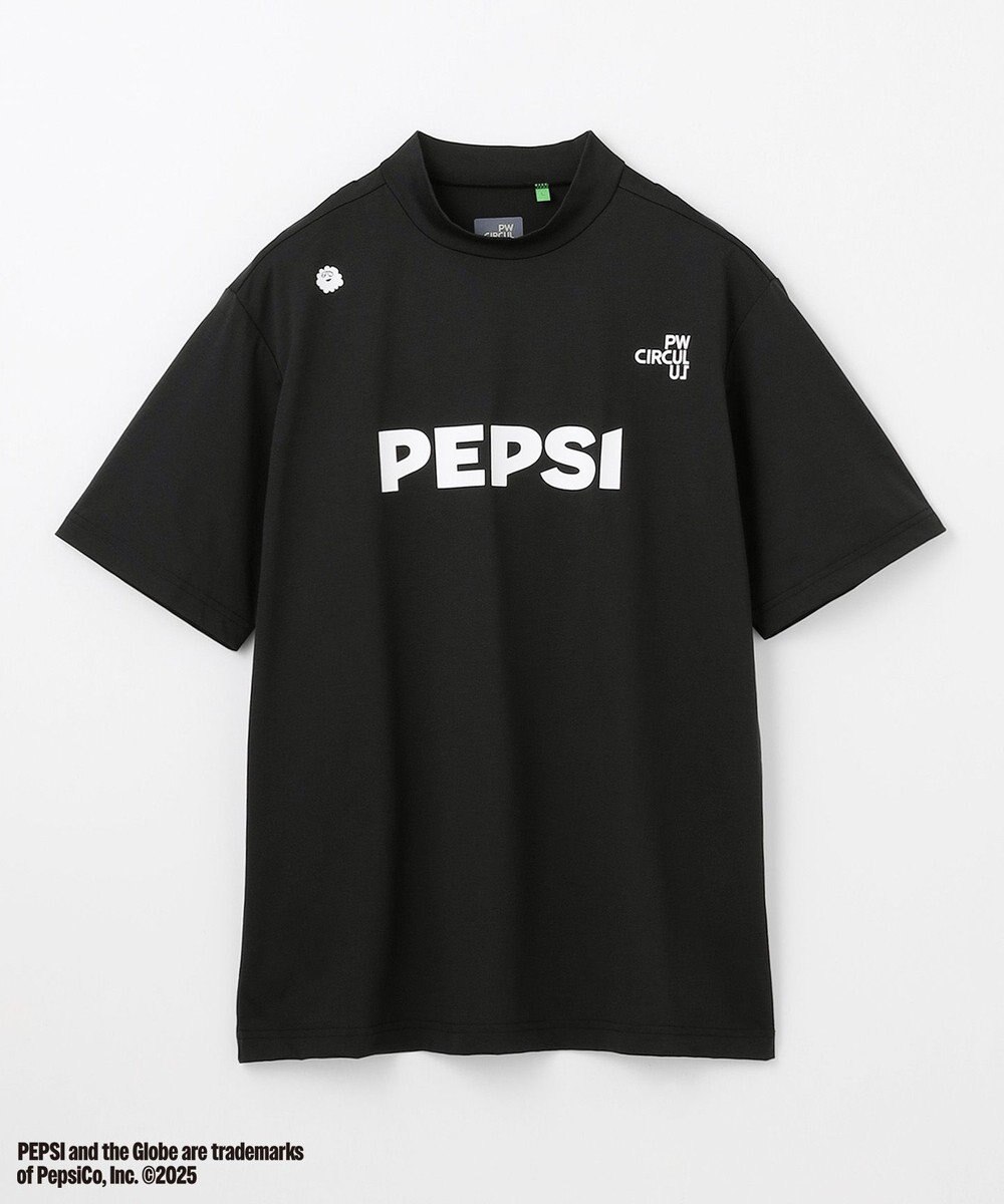 PW CIRCULUS 〈Pepsiコラボ〉【UNISEX】Pepsi 9-LOGO モックネックT 