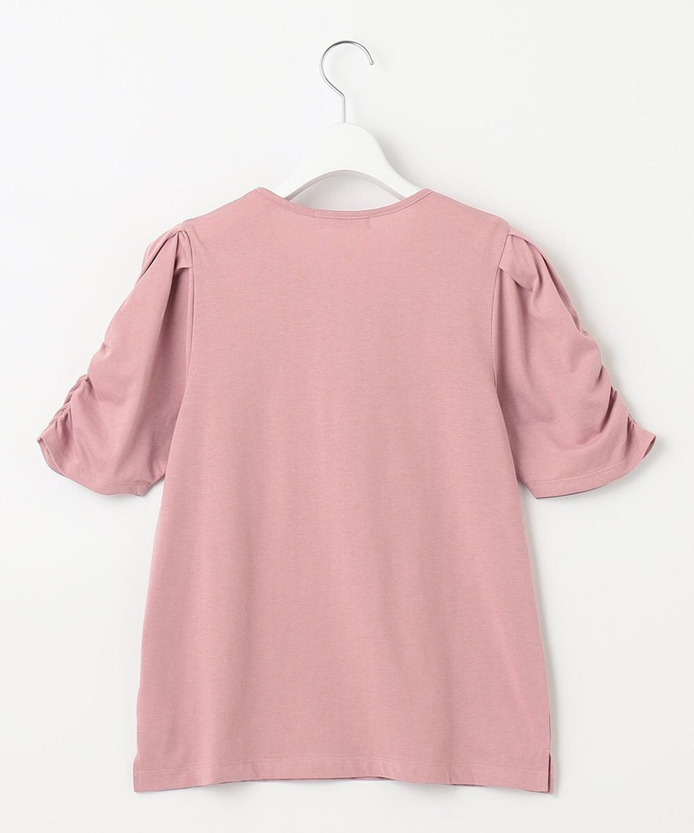 Feroux 【UVケア・美人百花7月号掲載】ギャザースリーブ Tシャツ 