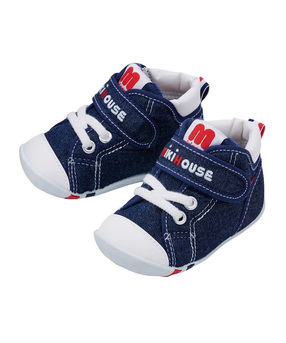 MIKI HOUSE HOT BISCUITS 【ミキハウス】【11.5-13.5cm】 ファーストベビーシューズ 