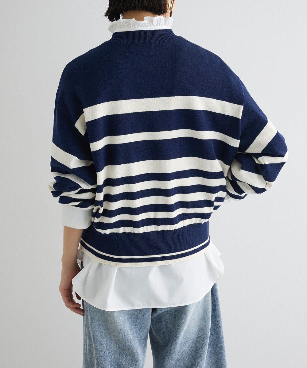 Green Parks スウェットライクニットプルオーバー 