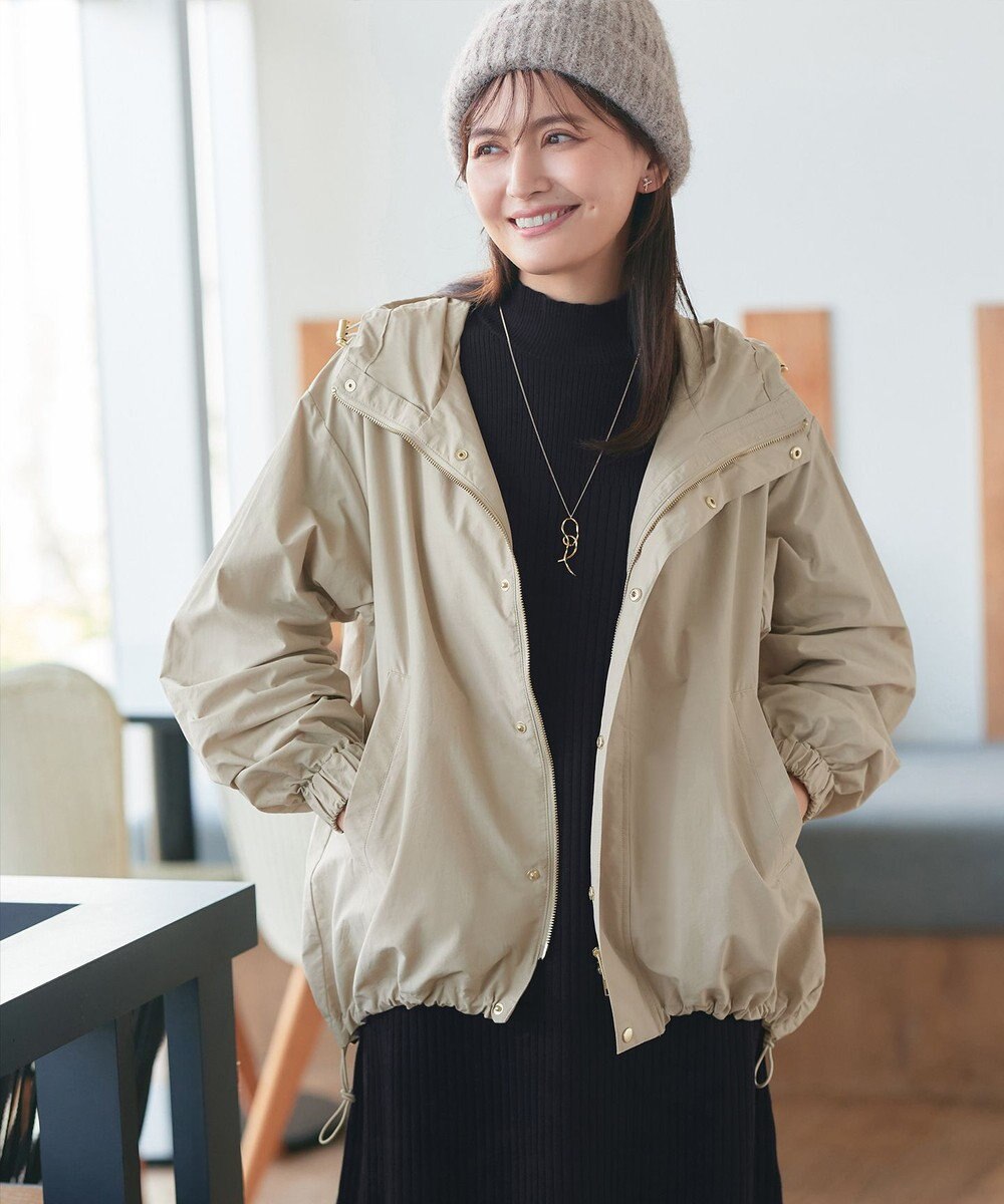 Tiaclasse 【新色追加・洗える】撥水ドロストマウンテンパーカー 