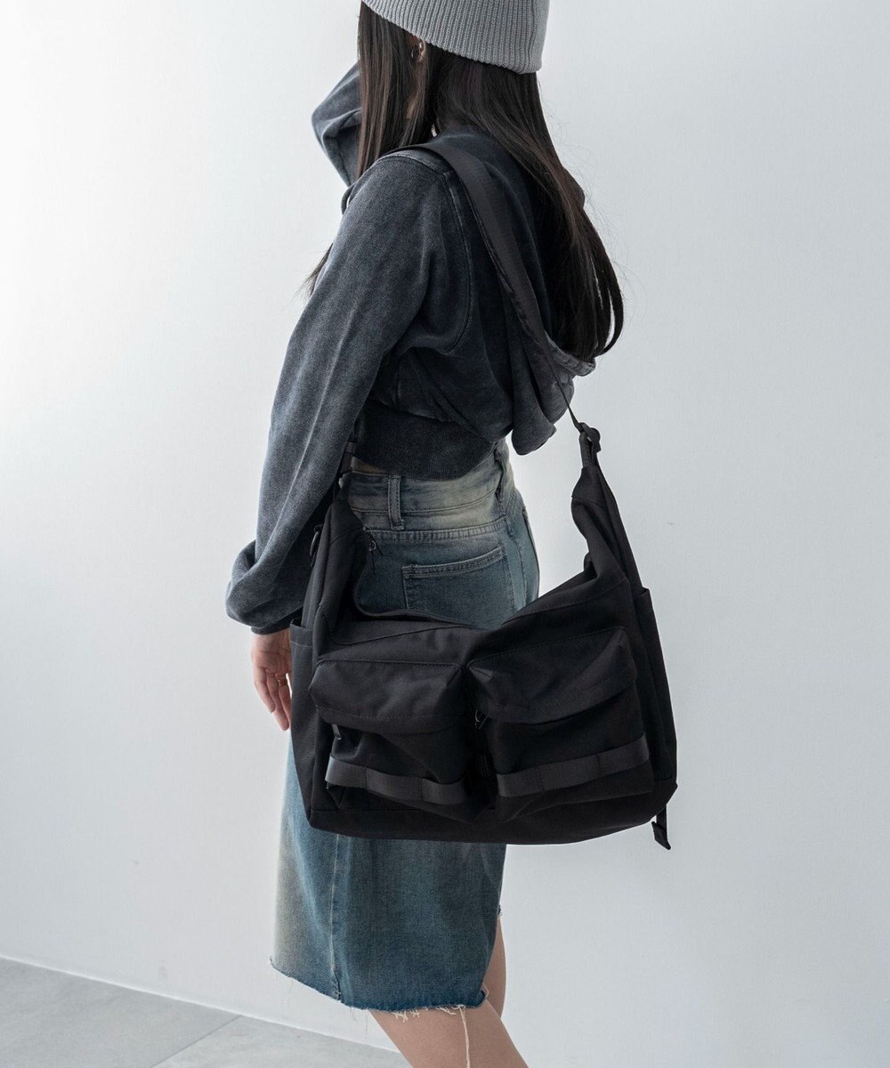 WEGO 【ユニセックス着用ITEM】立体ポケットBIGショルダー 