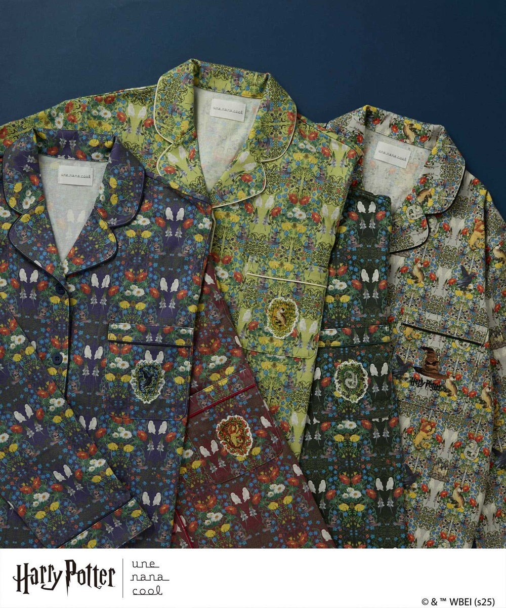 une nana cool 【ハリー・ポッターコラボ】【綿100%】開襟パジャマ 