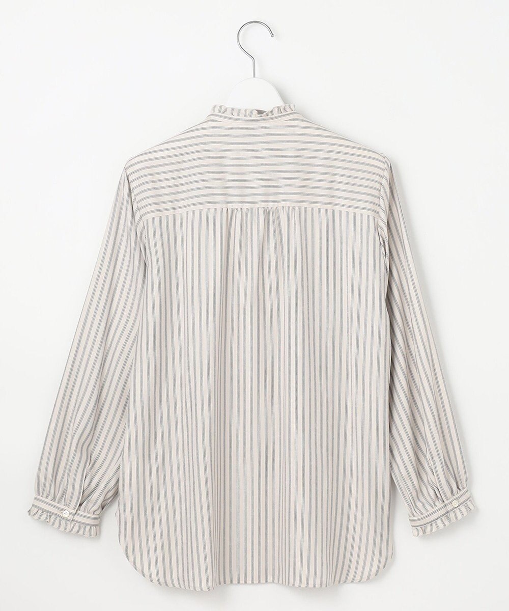 J.PRESS LADIES L 【洗える】サイロチェック＆ストライプ ブラウス 