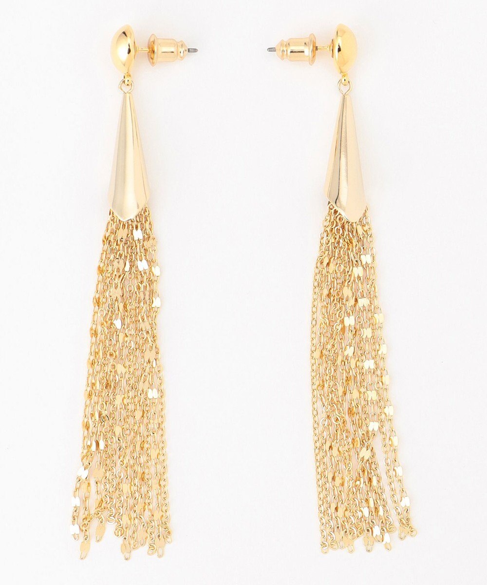 GRACE CONTINENTAL チェーンタッセルピアス 