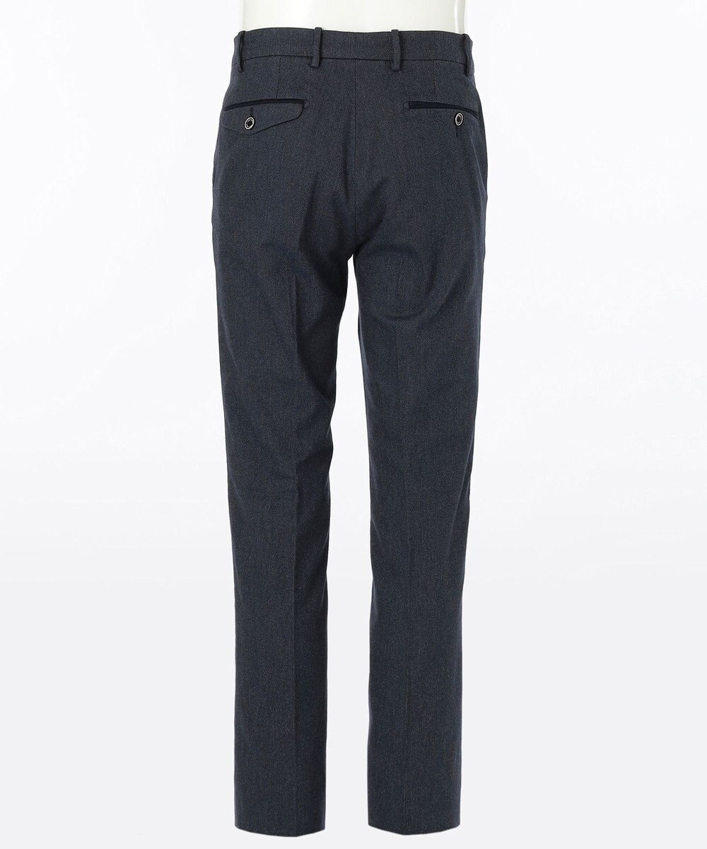 JOSEPH ABBOUD 【キングサイズ】コットンテンセルヘリンボン パンツ 