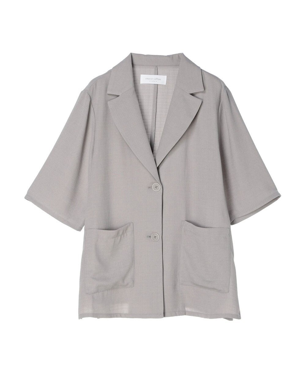 Green Parks 接触冷感　５分袖ジャケット 