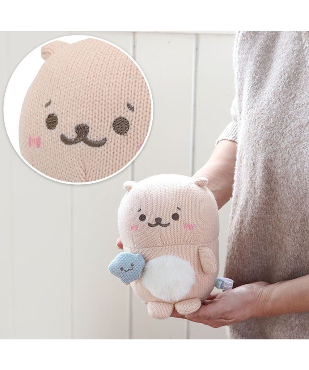 Mother garden しろたん あみぐるみ お座り マスコット 《しろたん/らっこいぬ》 単品 