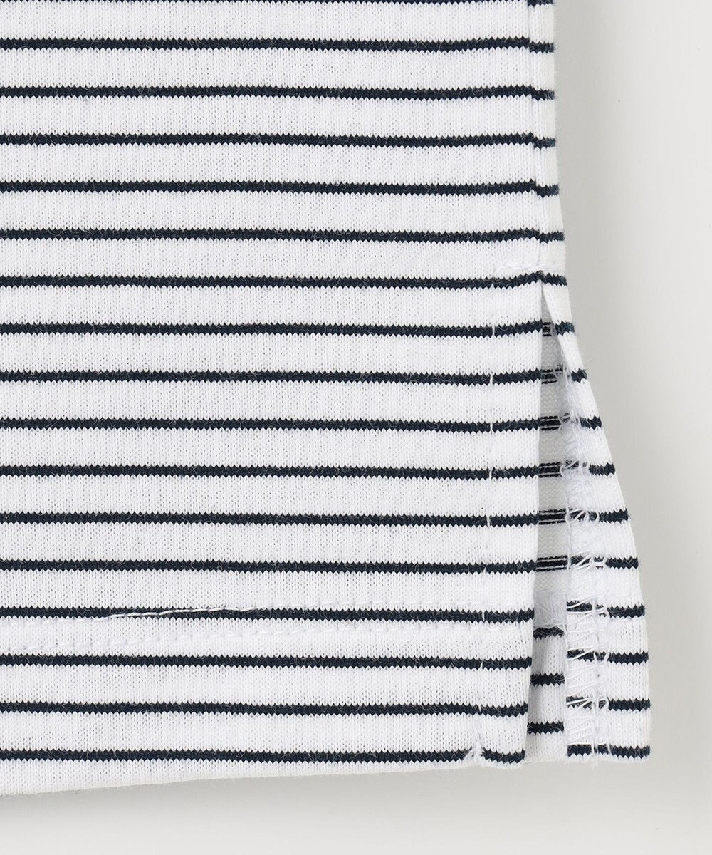 J.PRESS LADIES ニットパーツジャージー ボーダー カットソー 