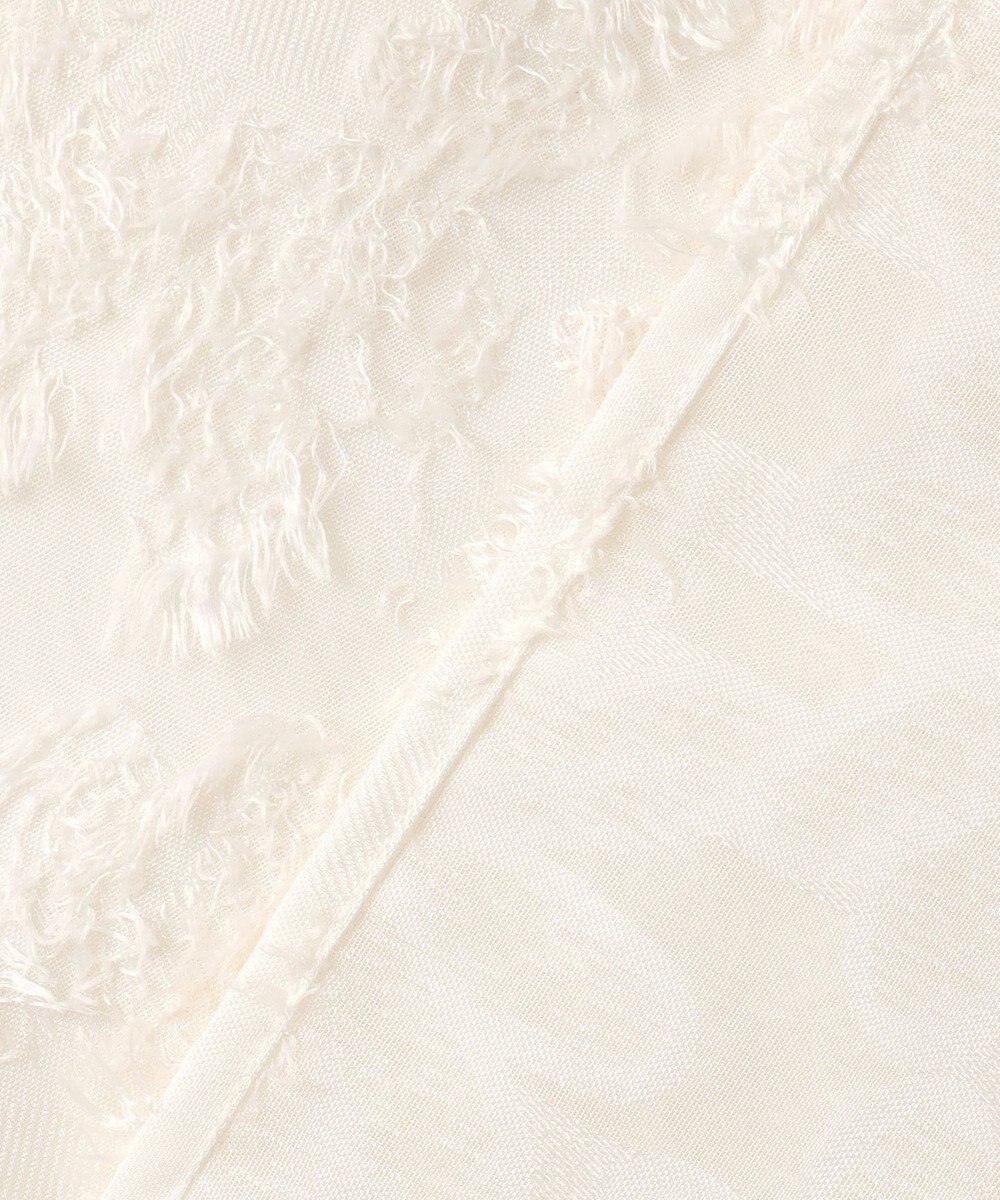 組曲 L 【KUMIKYOKU NAVY / 前後着用可】ヘアリーシフォン ブラウス 