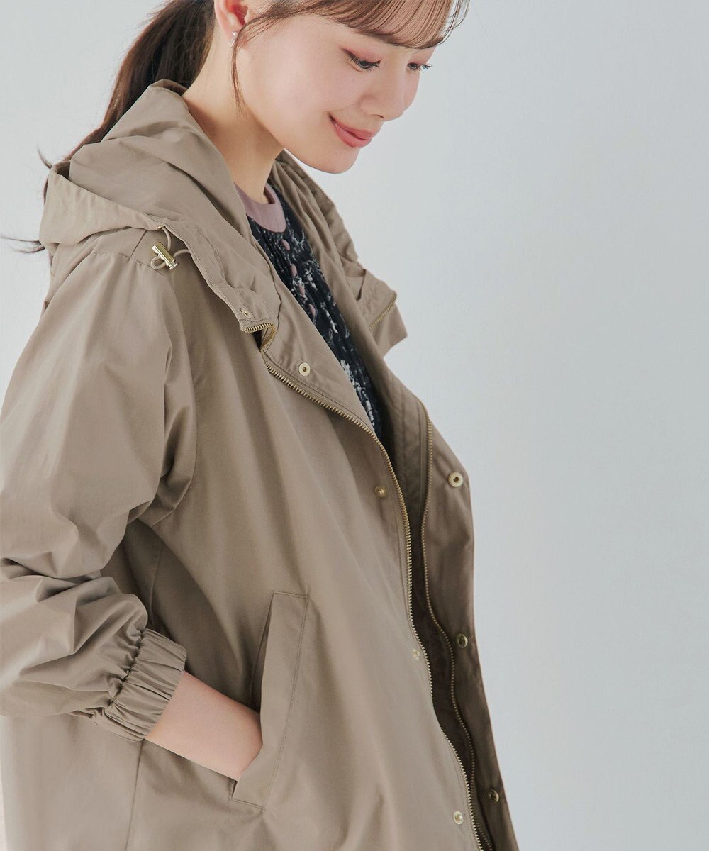 Tiaclasse 【新色追加・洗える】撥水ドロストマウンテンパーカー 