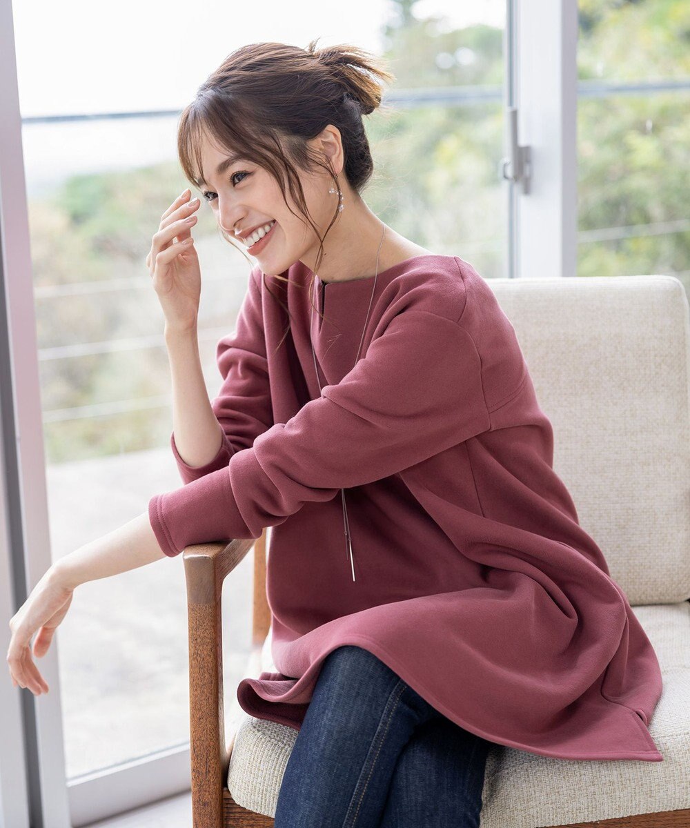 Tiaclasse 【洗える】裏起毛チュニック 