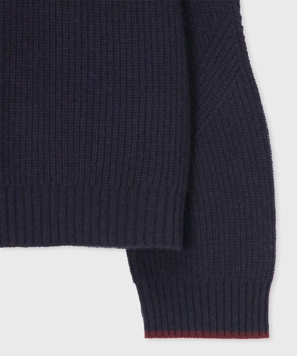 Paul Smith リブ プルオーバーニット 