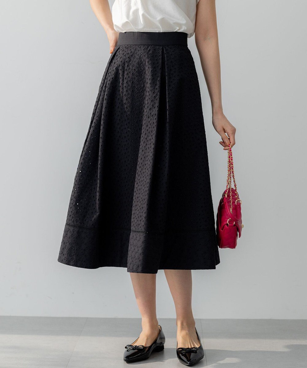 組曲 S エンブロイダリーレース スカート 